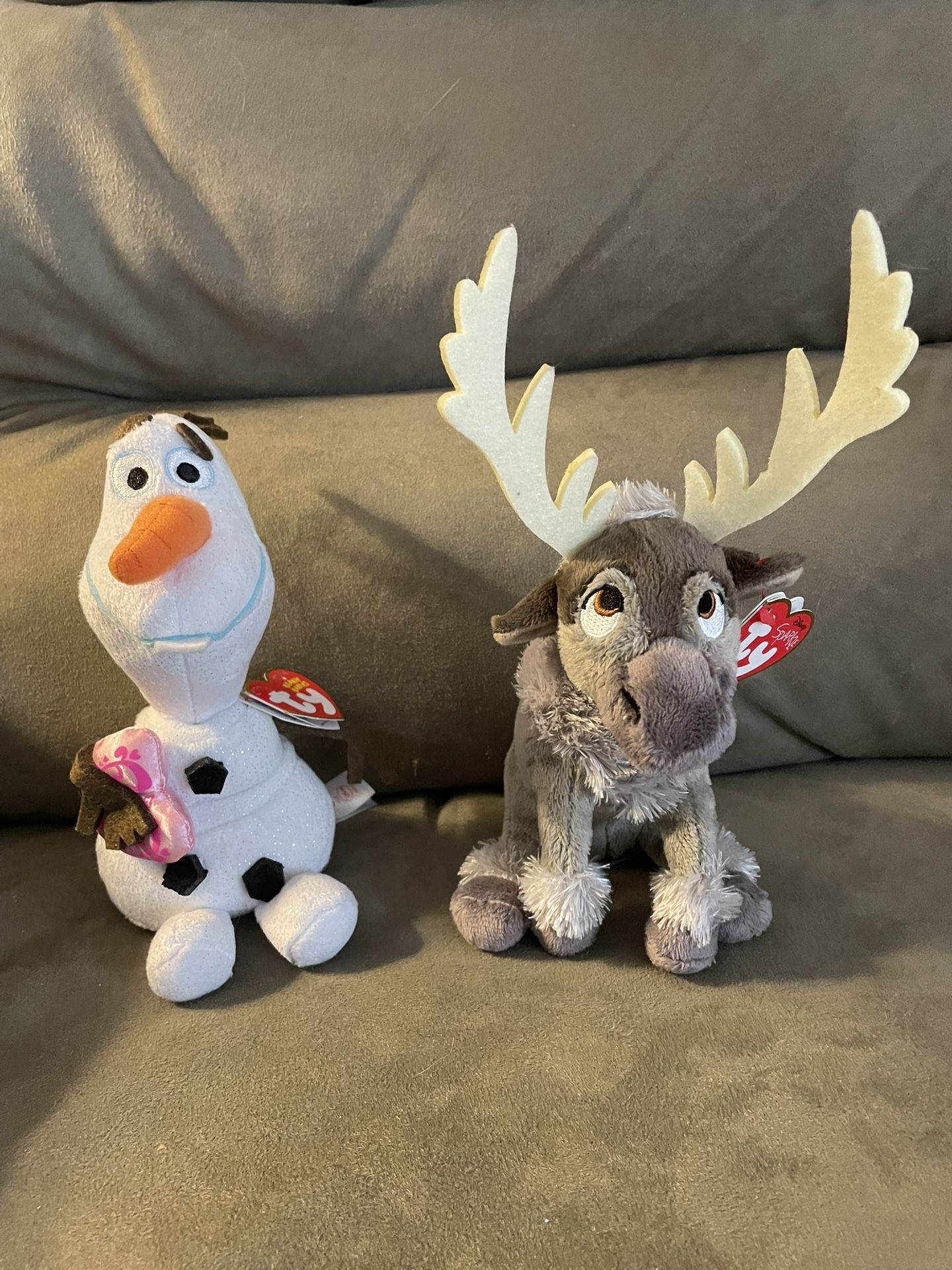 TY Olaf & Sven Plush From Frozen