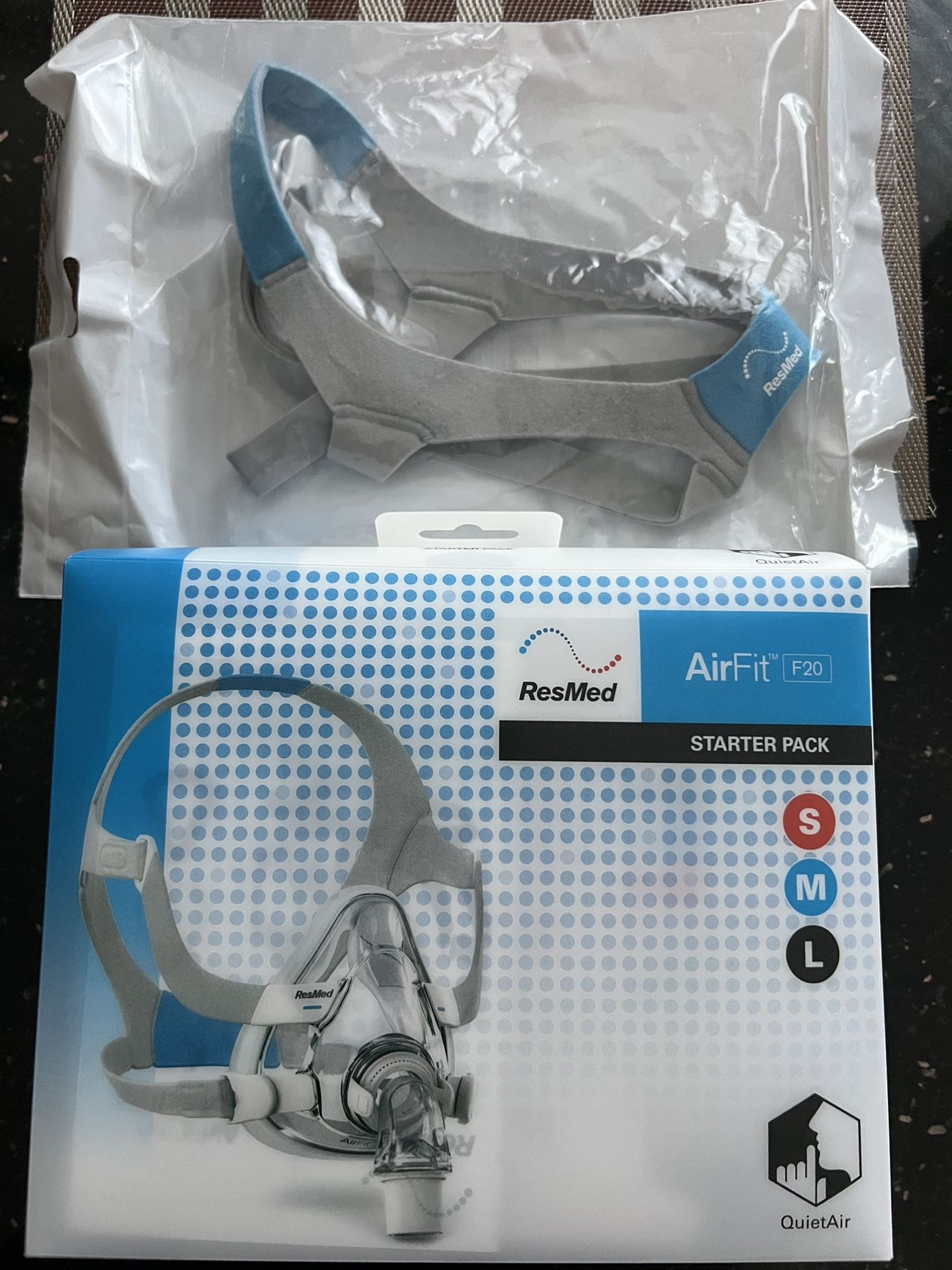 CPAP Full Face Mask/New With Headgear