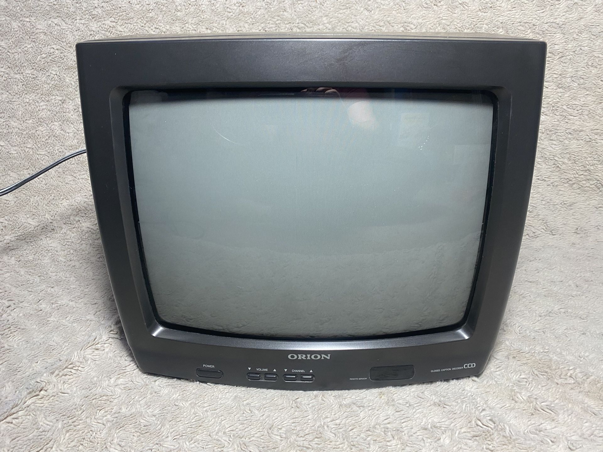 ORION 13" CRT TV CCTV Color Screen Portable Gaming/Security Television TV1326BW