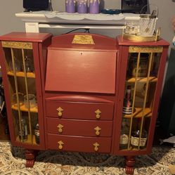Shabby modern vintage  bar/secretary desk-price firm