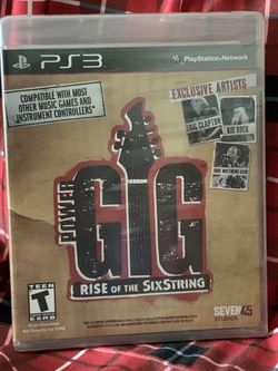 Rise of the SixString Power GIG PS3 Playstation - BRAND NEW / SEALED