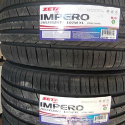 265/35/R22    ZETA   Brand New. Nuevas    