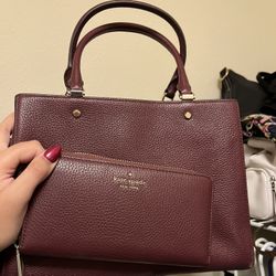 Maroon Kate Spade Bag