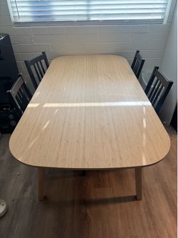IKEA table and 4 chairs