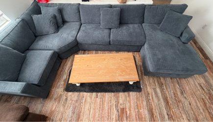 Blue Radley Sectional Couch