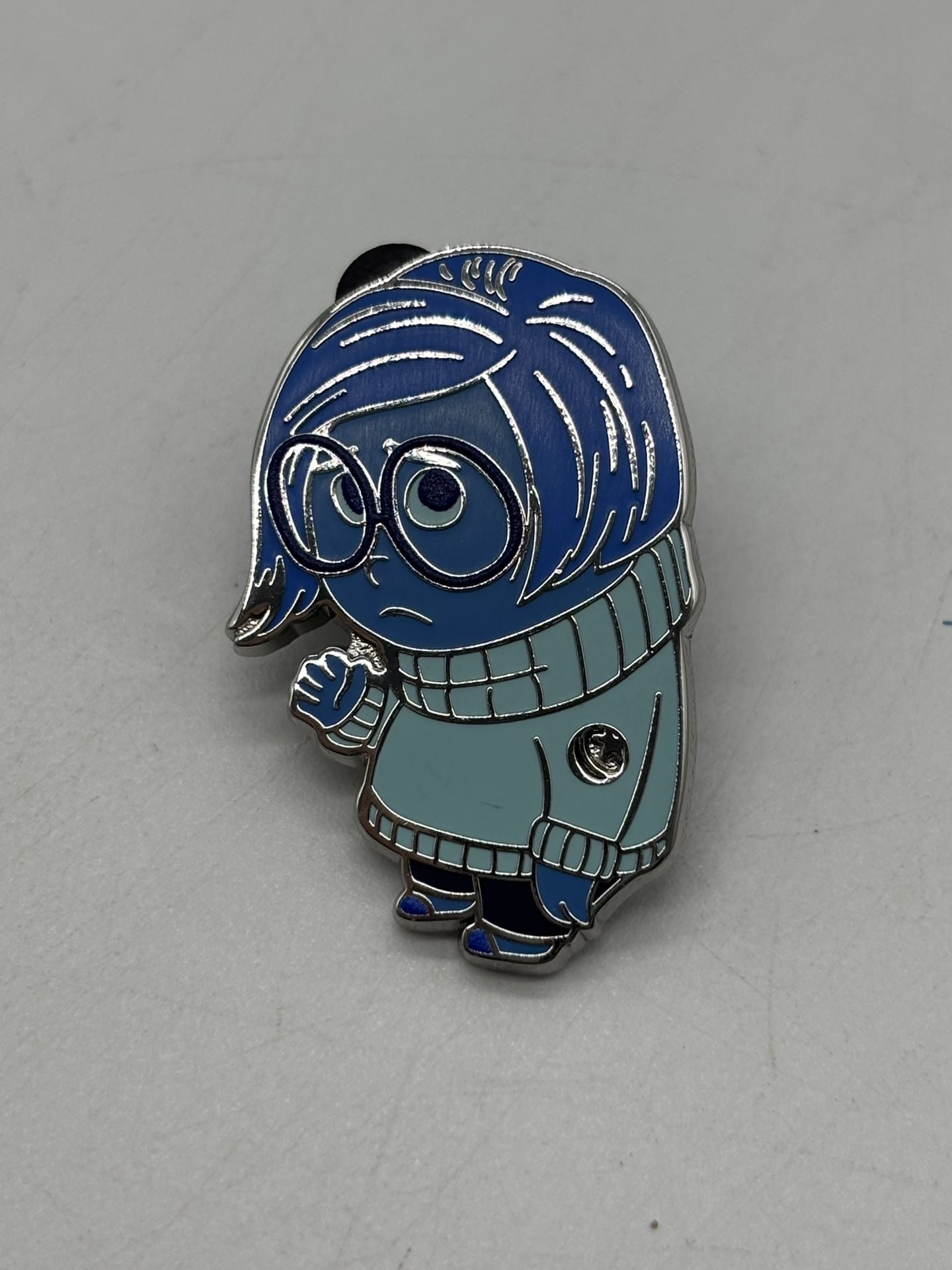 2025 Disney Parks WDW Hidden Disney Pin Sadness Blue Series Hidden Mickey Pin 