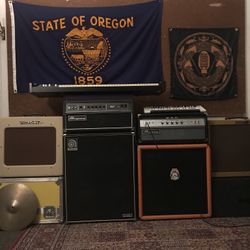 Ampeg SVT 300W Tube Bass Amp / Amplifier with 4x10 Speaker Cab