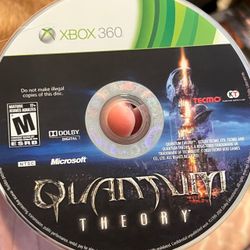 Quantum Theory For Xbox 360