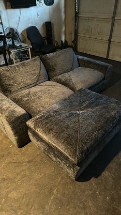 Grey Boneless Couch