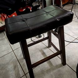 Dark Counter Stool 23 1/2 by 18 Inches