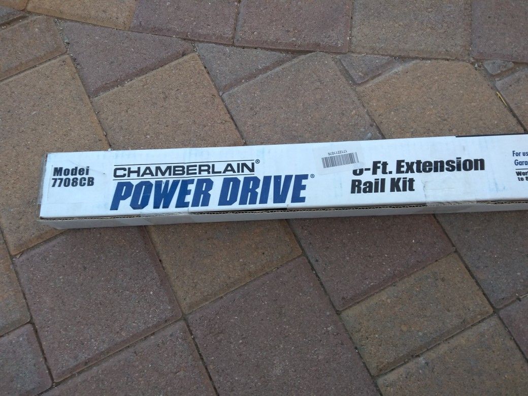 Chamberlain 8' garage door chain extension rail