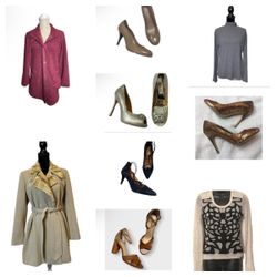 16 Pc Bundle Shoes And Clothing