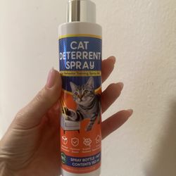 Cat Deterrent Spray for Indoor and Outdoor, Cat Scratch Deterrent for Furniture Protection, Anti Marking Deterrent for Sofas and Carpet, Natural Ingre