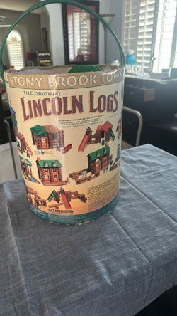 Lincoln Log Bucket Toy
