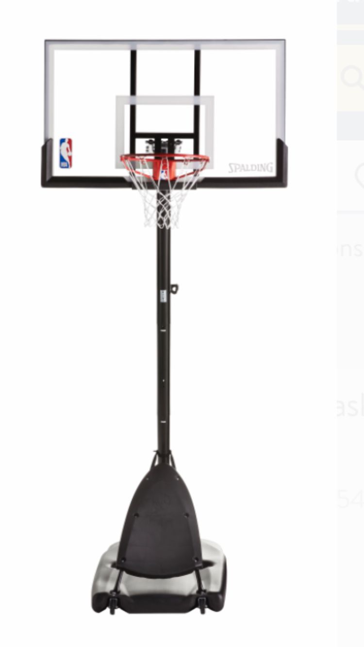 New Basketball hoop - Spalding 54” unopened