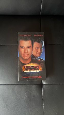 Broken Arrow VHS Tape Travolta Slater