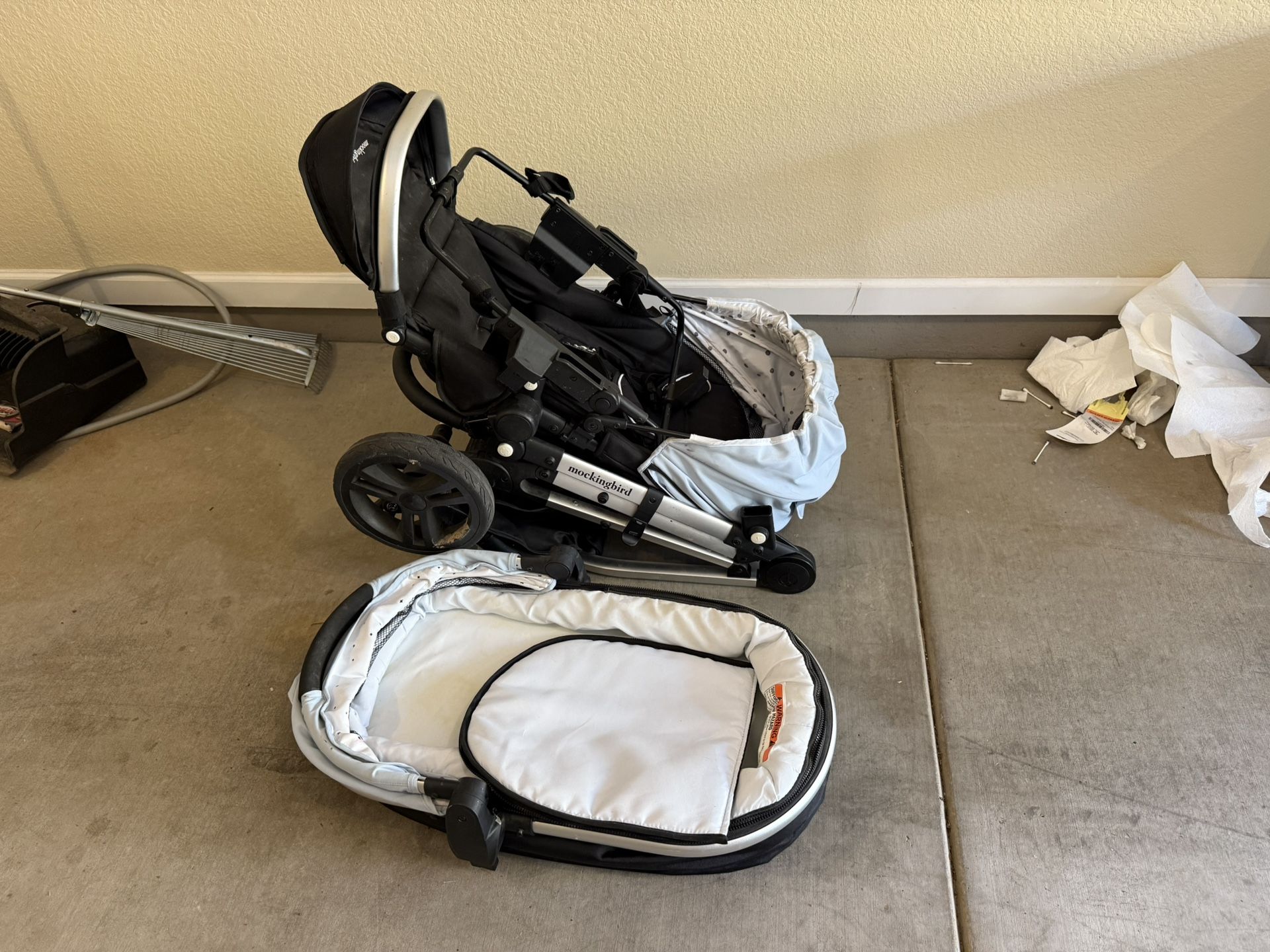 Mockingbird Stroller + Extra Attachments