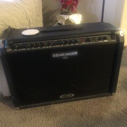 Ephipone J200 Acústic Electric And Behringer Amp   