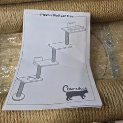4 Level Wall Cat Tree 
