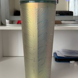 Starbucks 50th Anniversary Frosted Siren's Tail Venti Cold Cup with a 24-ounce