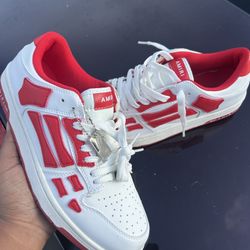 amiri skel top red size 45