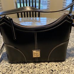 DOONEY & BOURKE Black Leather Purse - BRAND NEW WITH TAGS