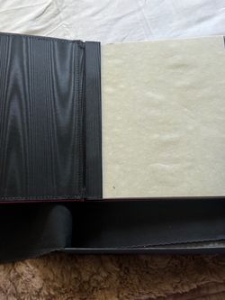 Raika Black Leather Photo/Scrapbook Album