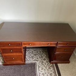 Solid Wood Computer Desk