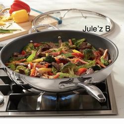 Princess House Sartén De 14” Con Antiadherente Nuevo En Su Caja 