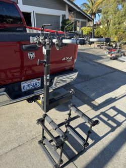 Bike Rack w/ Ski/snowboard attachment