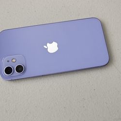 Apple iPhone 12 128 GB unlocked color blue work very well perfect condiction