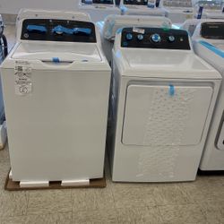 New GE Top Load Washer And Dryer - Panel De Controles En Español 
