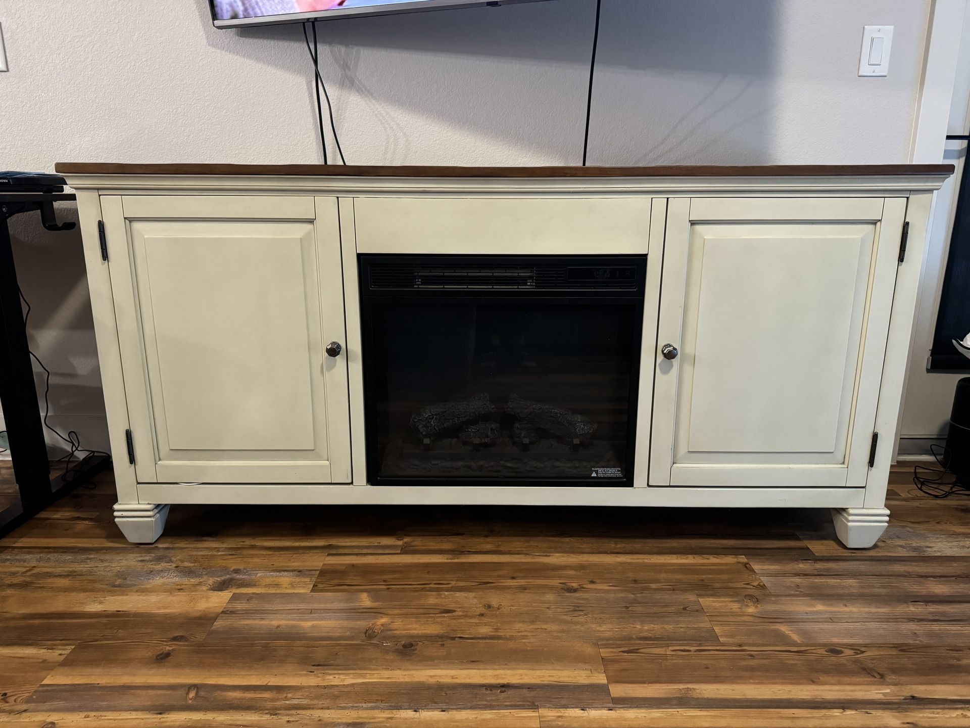 TV Stand with Fireplace