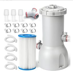POOL PUMP AND FILTERS ABOVE GROUND 1000 GPH