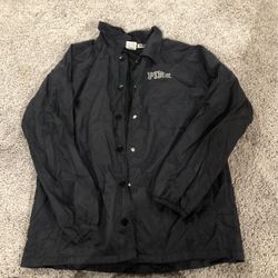 Small Pink Button Up Windbreaker 