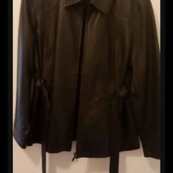 PETITE XL LEATHER JACKET....... CHECK OUT MY PAGE FOR MORE ITEMS