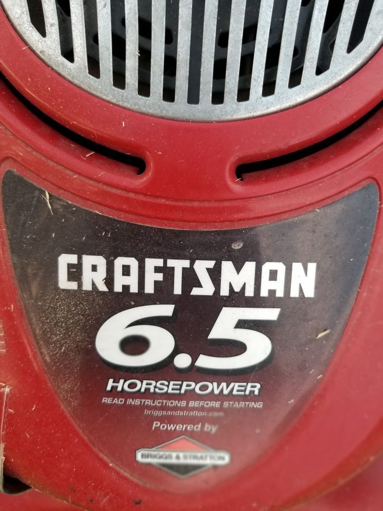 Craftsman Lawn Mower 22-INCH PUSH MOWER 6.5 HORSEPOWER