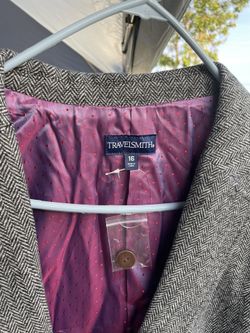 Travelsmith Men’s Blazer Gray