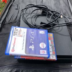 PS4 And Three Games