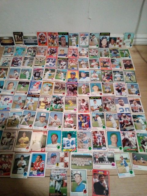 Vintage Baseball And Football Lots 