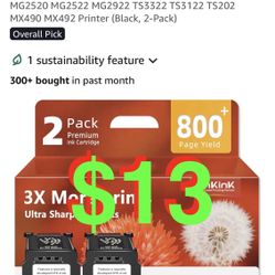 243XL Black Ink Cartridges Replacement for Canon Ink 243 PG-243 XL Cartridge Fit for TR4520 TR4522 MG2520 MG2522 MG2922 TS3322 TS3122 TS202 MX490 MX49