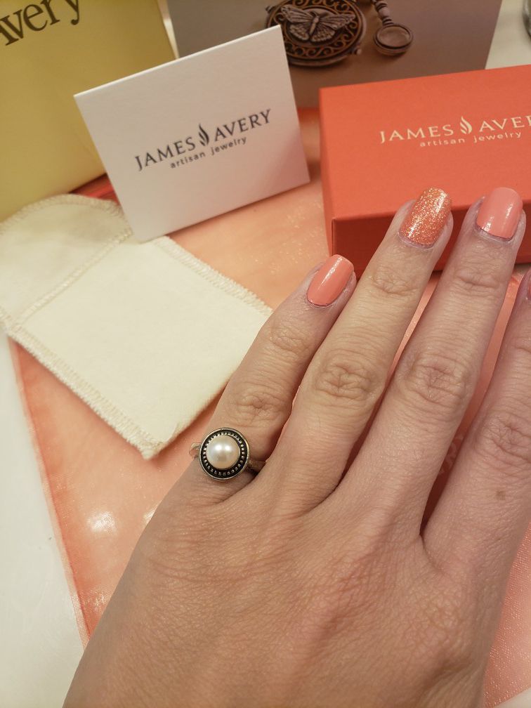 James Avery Pearl Ring
