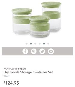 Fantasia 3 pc. Dry food storage Princess House
