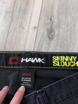 Hawk skinny Slouch Men’s Pants 34 x 32