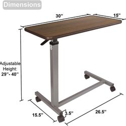 over Be-d table