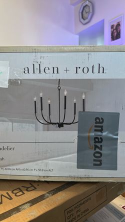 Allen + Roth Black Chandelier