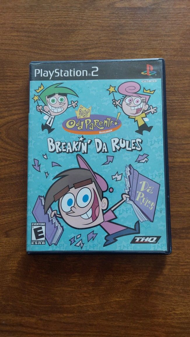 The Fairly Odd Parents Breakin' Da Rules Ps2 Game