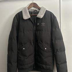 Adidas Puffer Jacket Wool Collar