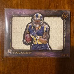 Todd Gurley Patched Numbered Rookie Card