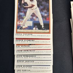1990’s O’Peechee Premier Baseball Cards